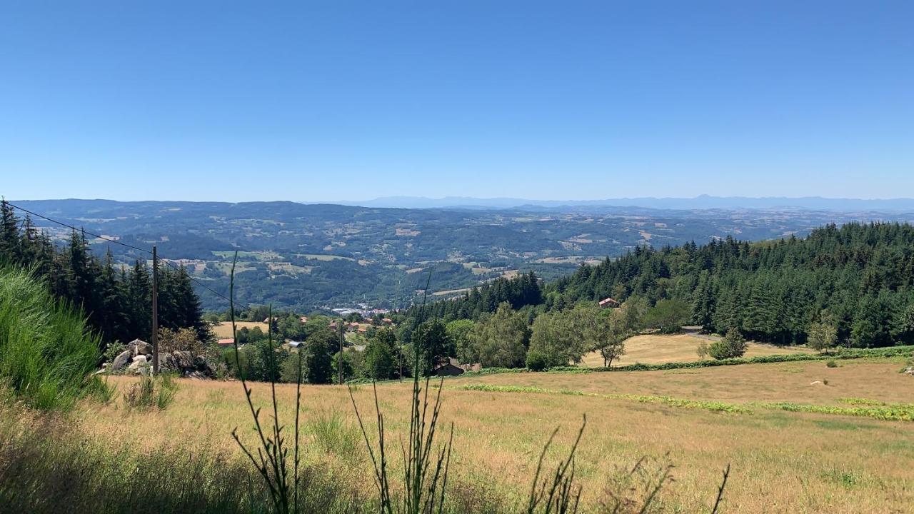 Gite " Oree Des Bois" Vertolaye Exteriör bild