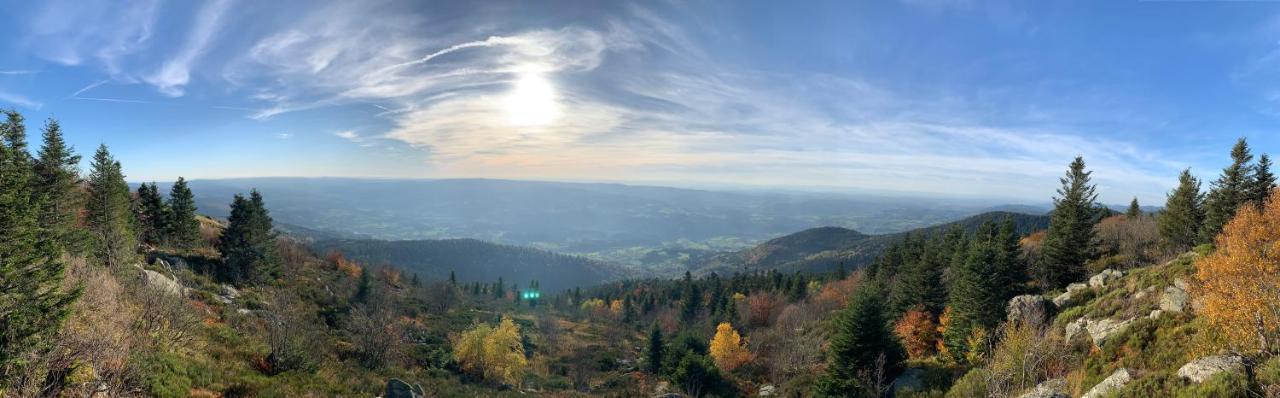 Gite " Oree Des Bois" Vertolaye Exteriör bild