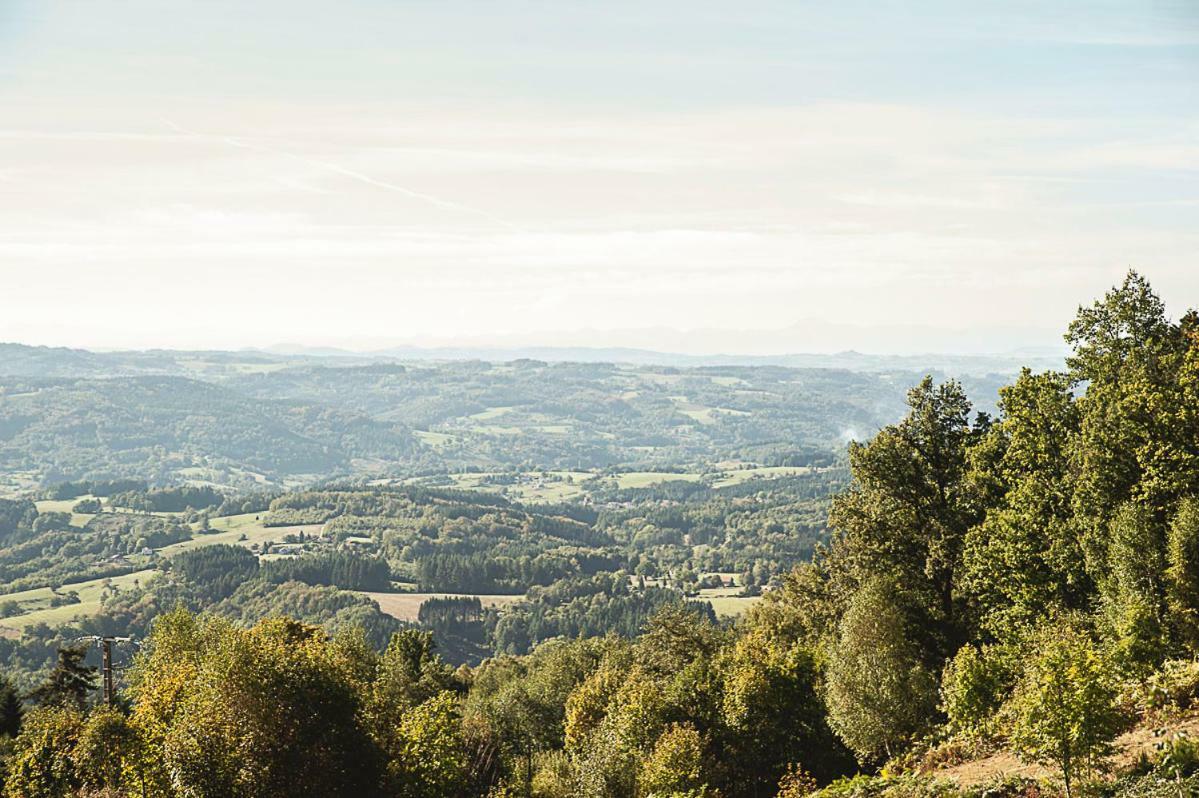 Gite " Oree Des Bois" Vertolaye Exteriör bild