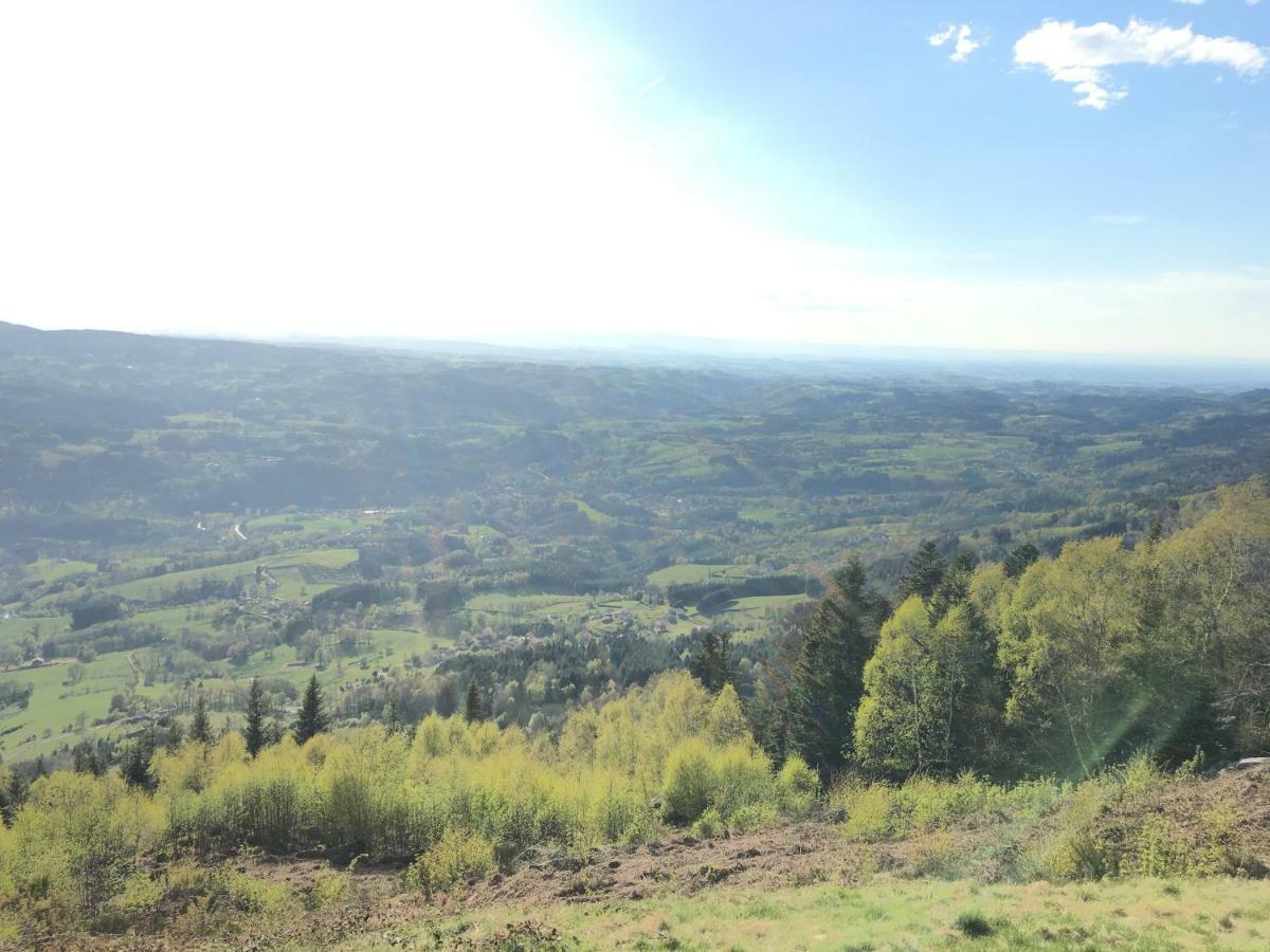 Gite " Oree Des Bois" Vertolaye Exteriör bild