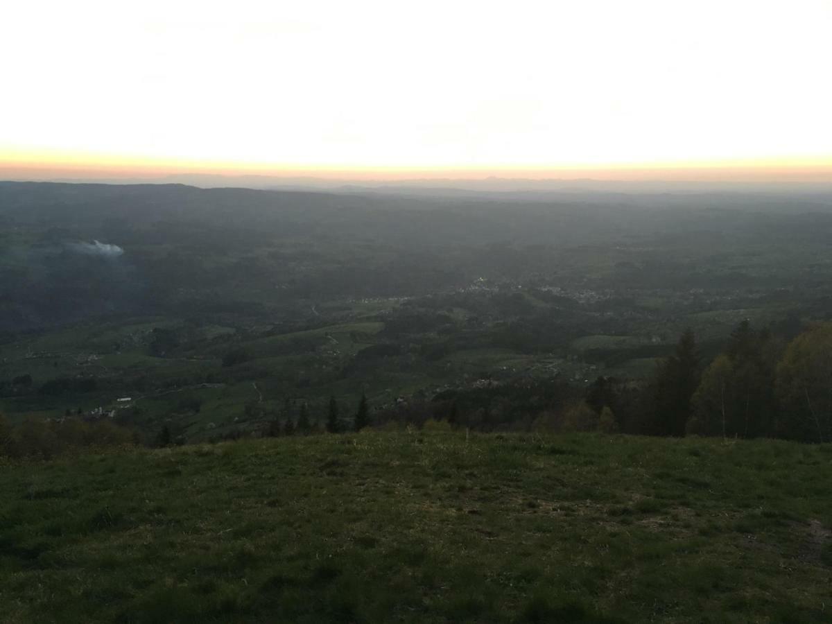 Gite " Oree Des Bois" Vertolaye Exteriör bild